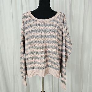 Free People Ribbed Knit Sweater